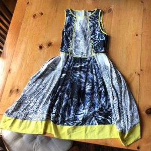 Funky multicolor dress with pockets